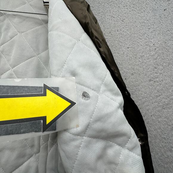 Vintage Aristo Jac Satin Jacket Mens Medium Package Liquor Cheyenne Wyoming Snap - Picture 7 of 14